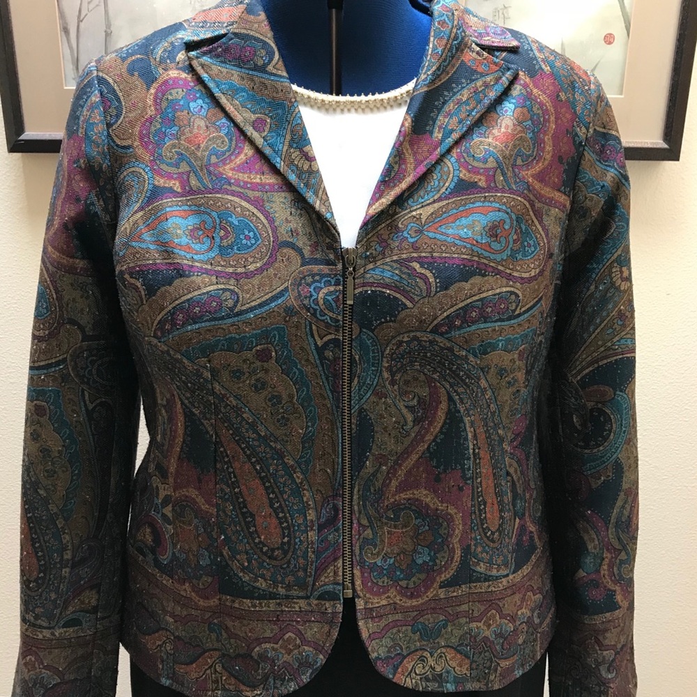 Coldwater Creek Paisley Jacket